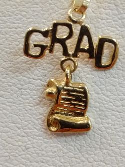 GRADUATION CHARM 14K SOLID GOLD
