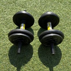 Dumbbell Weights Set Adjustable 