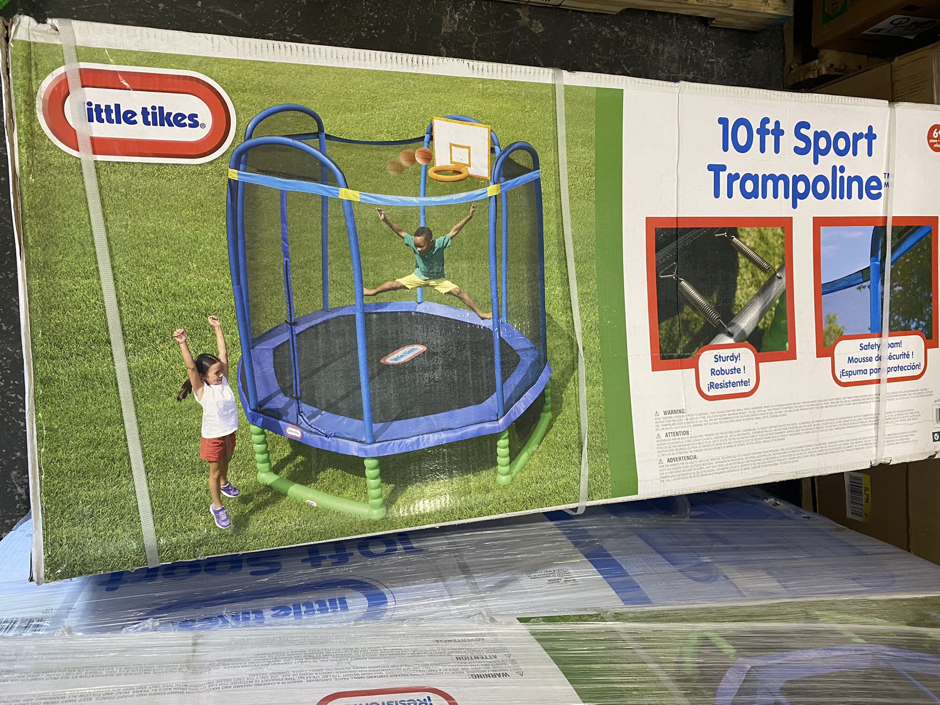 Brand New 10 Ft Trampoline Made By Little Tikes
