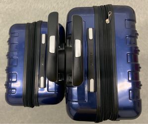 🎂 2 DELSEY PARIS Helium Aero Hardside Expandable Luggage with Spinner Wheels, Blue Cobalt, 2-Piece Set (19/24)... Value $370
