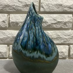 Pearl Cascade Pottery Surf Vase X14 (Hand Made in the USA)