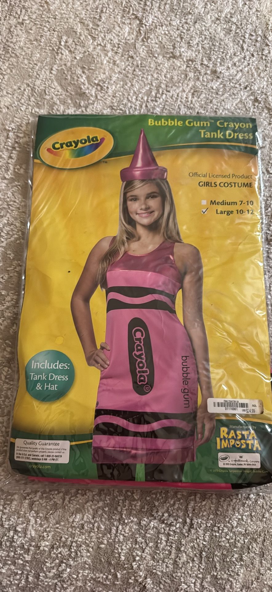 Crayon Pink Dress Halloween Costume š©·