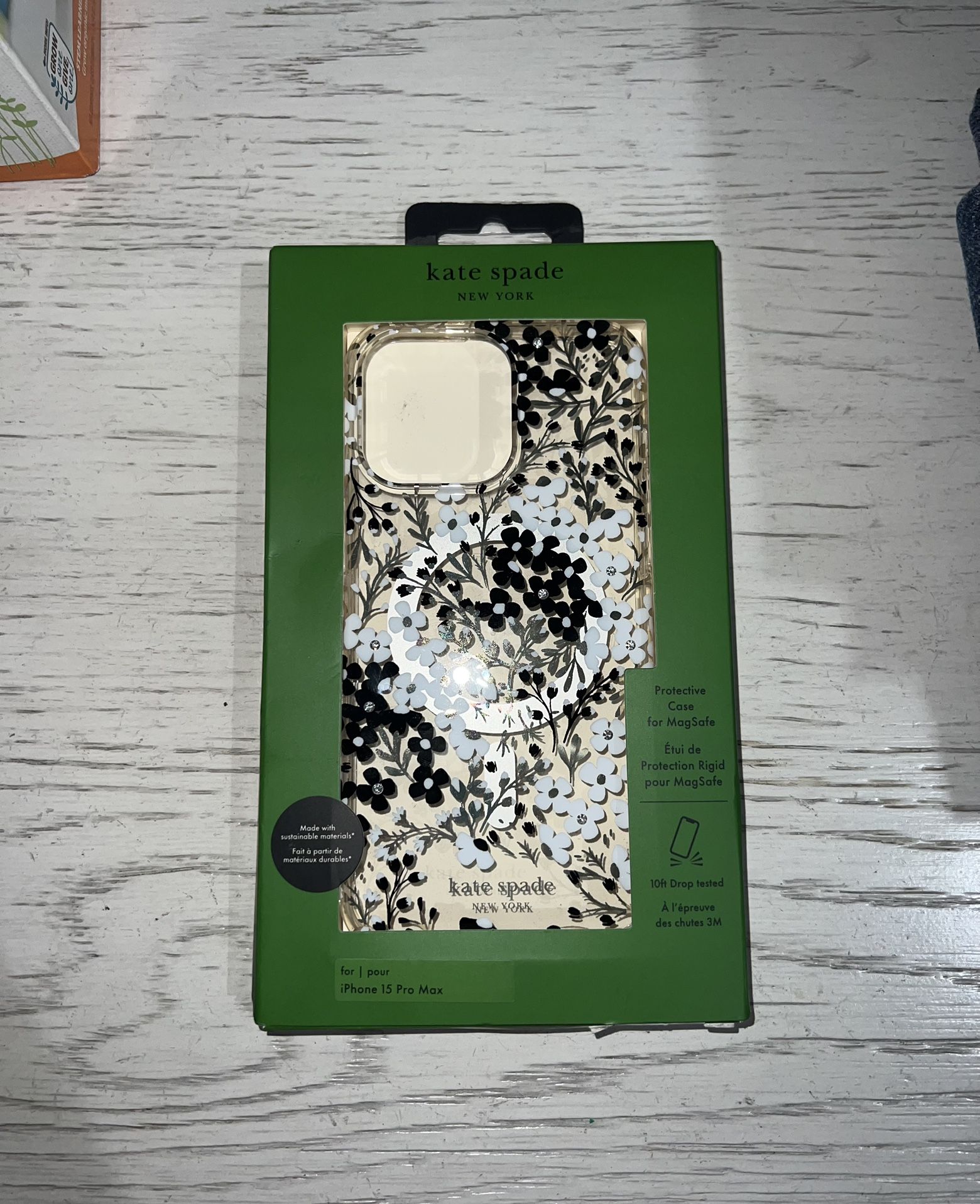Kate Spade New York iPhone 15 Pro Max Case – Floral Design