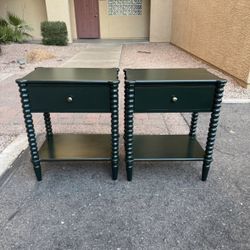 Spindle Leg Nightstands 