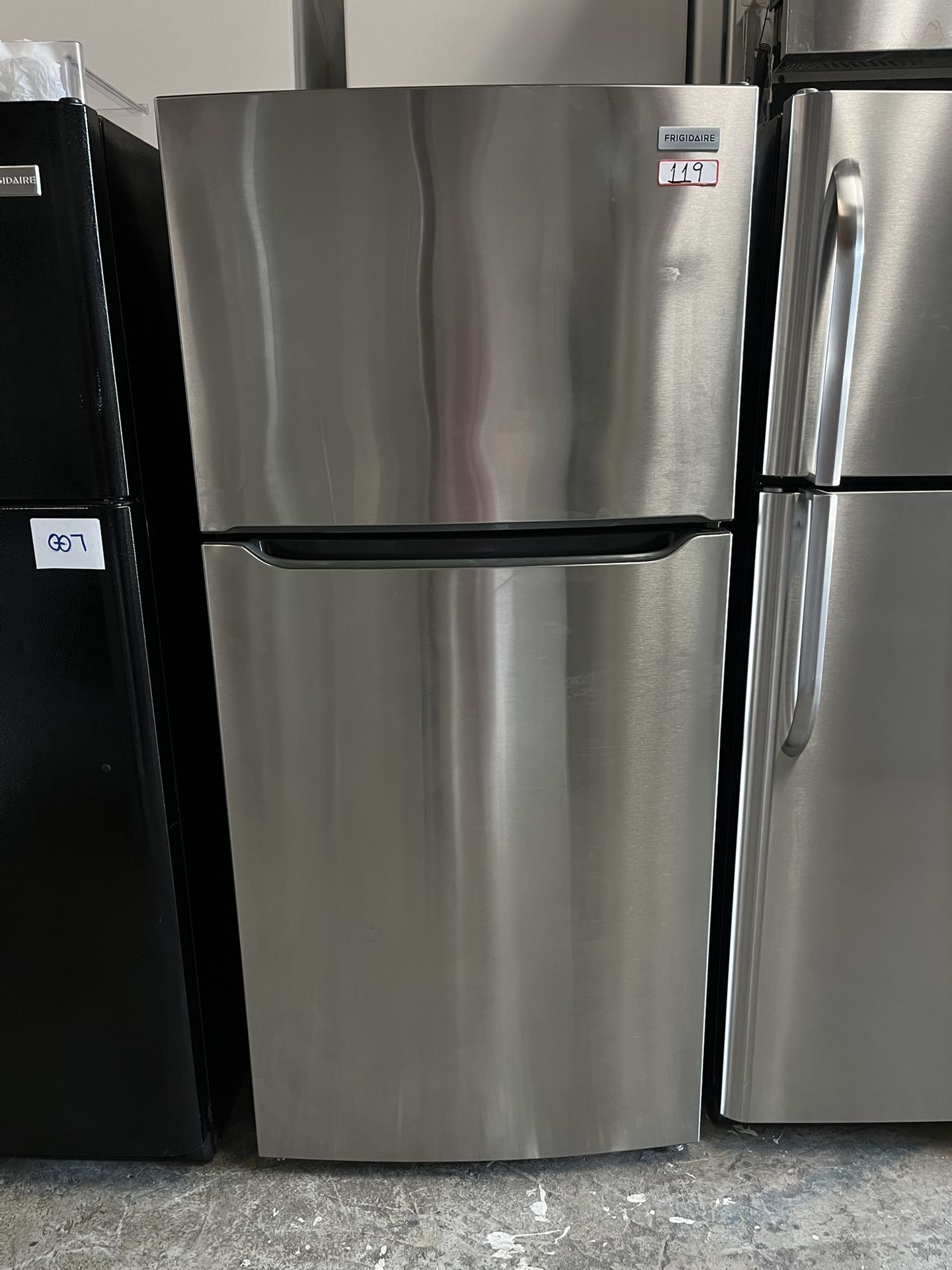 Frigidaire Top Freezer Refrigerator In Stainless Steel