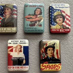 Women in the Military Magnets  ( Set Of 5 )