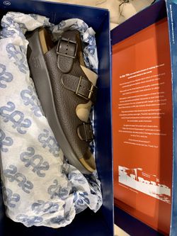 New Men’s Ortho Genuine Leather SAS Sandals Sz9