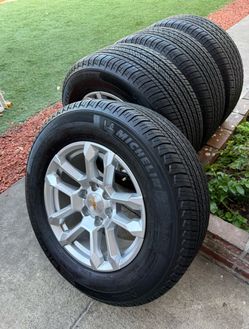 Chevy 18 wheels and tires gmc sierra Denali avalanche