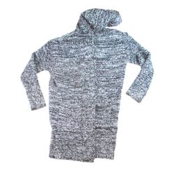 Barefoot Dreams Coastal CozyChic Hooded Cardigan stylish comfortable women's robe wear yet casual enough to wear out ! amazing item  warm , good condi