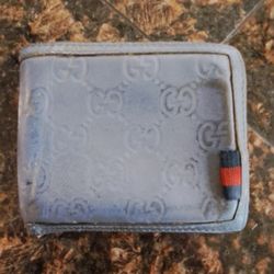 Blue Gucci Men's Wallet 