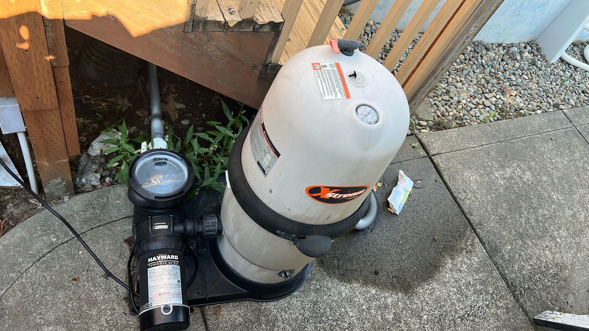 Hayward 1.5 Hp Pump And Hayward Cartridge Pool Filter