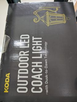 Outdoor Light With Box 