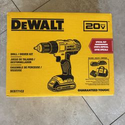 DeWALT DCD771C2 - One Battery - 20V MAX Lithium-Ion 1/2" Compact Drill/Driver Tool Kit