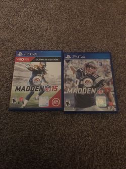 PS4 Madden 15’ & 17’