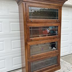 Barrister/Lawyers Bookcase/Display Cabinet