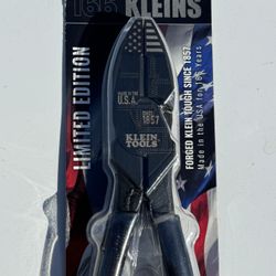 NEW Rare Klein Tools 9.33-in limited edition (166 Anniversary)Electricians Plier