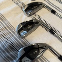 Callaway Rogue Max Irons 4-AW With C-Taper Light Shafts Like New
