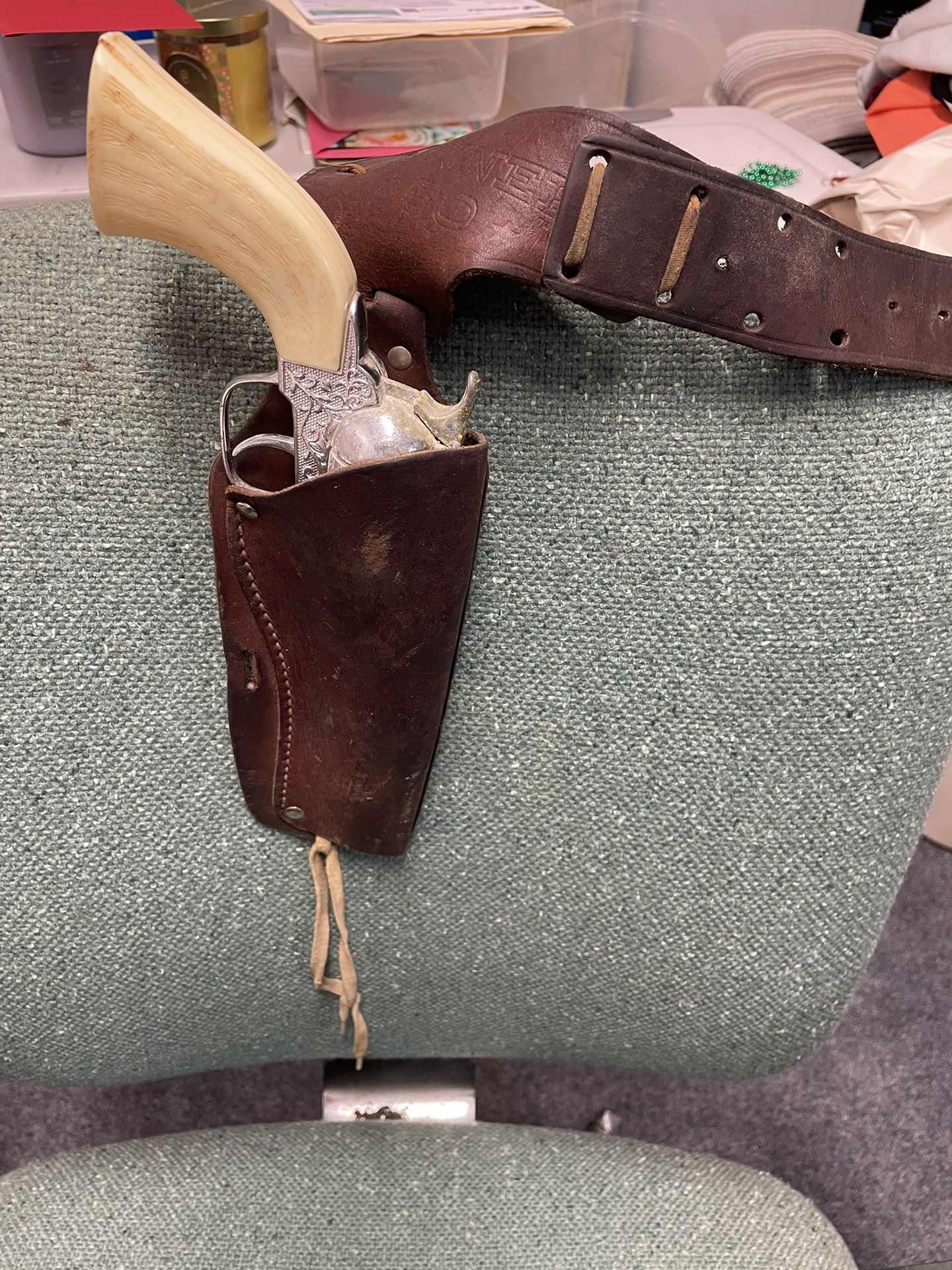 Kids Cap Gun And Holster 1955