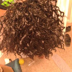 Draw String Curly Ponytail 