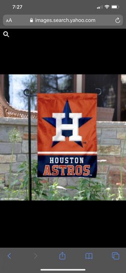 Houston Astros garden flag