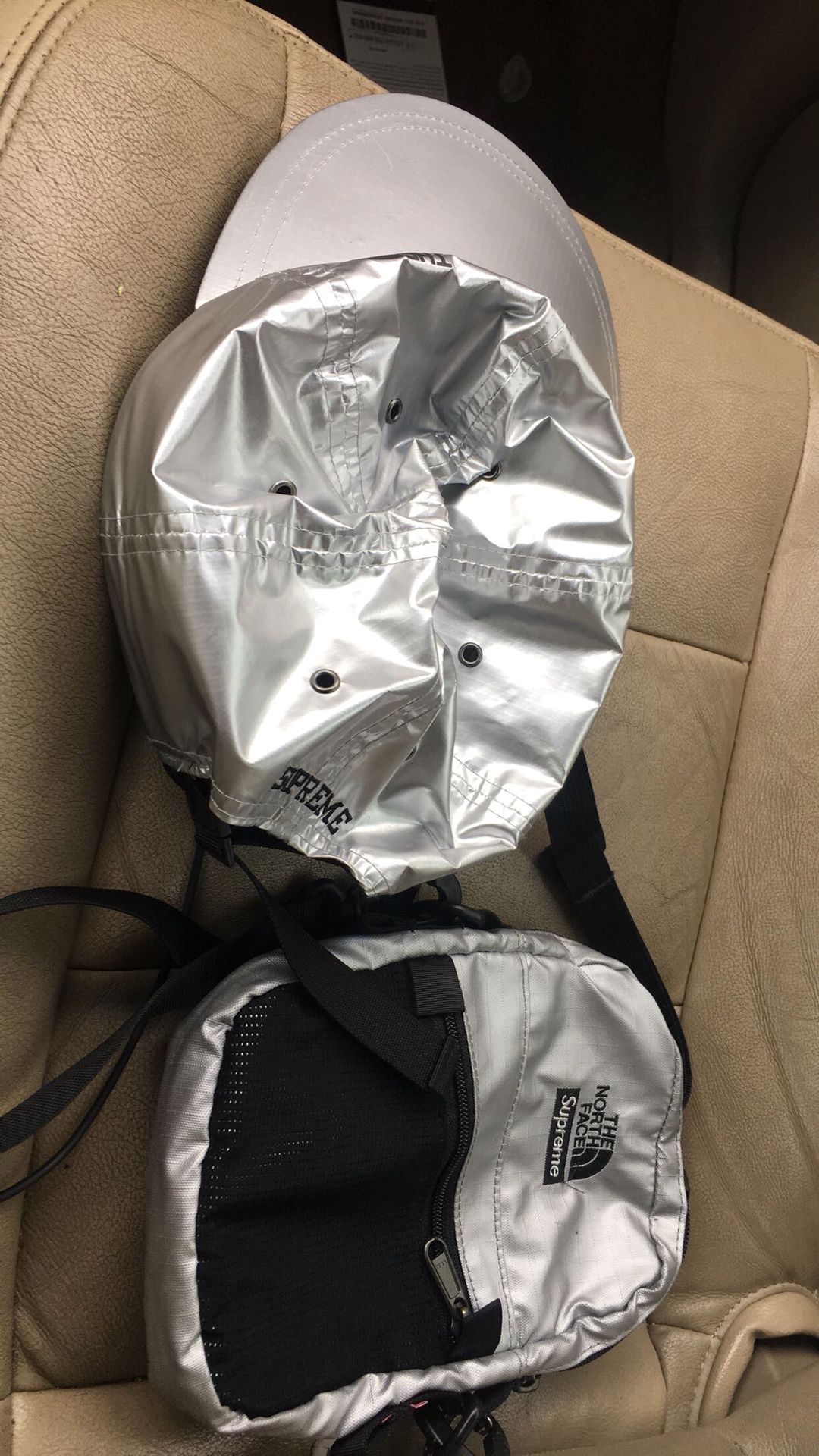 Supreme x The NorthFace Collaboration (VERY RARE) Bag Sold , Bidding the hat