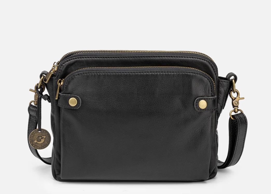 The Bali Three-Layer Leather Crossbody Shoulder & Clutch Bag 2.1L