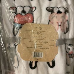 New Frenchie/Boston Throw Blanket