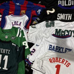 Jerseys Send Offers NFL MLB Soccer 