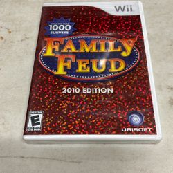 Wii Family Fued 2010 Edition New Unopened 