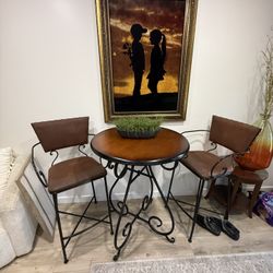 Bar Stools And Table 