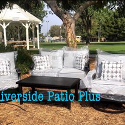 New Sunbrella Outdoor Patio Furniture Set 