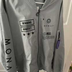 Grey Monat Bomber Jacket 