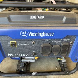 4,650/3,600-Watt Gas Powered Portable Generator