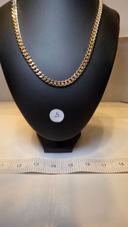 Gold filled Cuban Link Chain Necklace