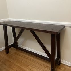 Solid Wood entryway or side table