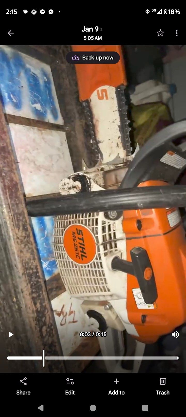 Sthil Chainsaw MA261C