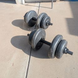 Plastic Adjustable Dumbbells