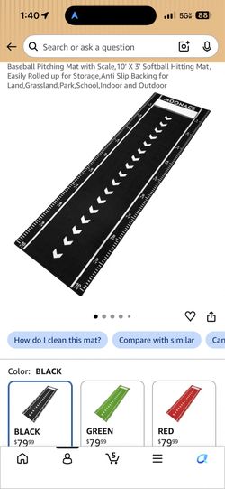 New 10’ Baseball & Softball Pitching Mat