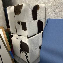 Cowhide 2 Stools