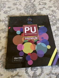 TILON PU Heat Transfer Vinyl Bundle 22 Sheets 12”×10” Iron on 