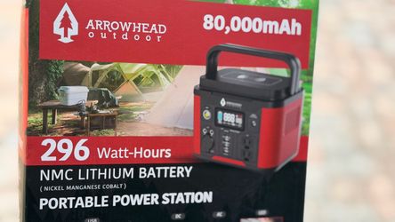 Arrowhead Outdoor Portable Power Station 296Wh