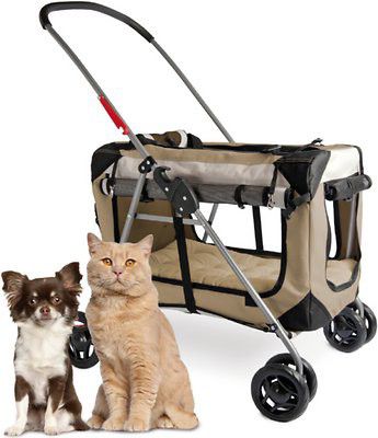 New, Perfect Condition, Clean Pet Carrier & Stroller