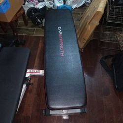 Flat bench do not encline,strong sturdy