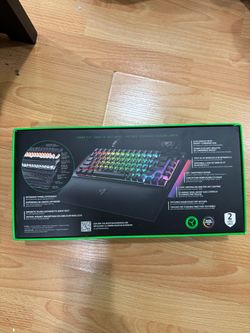 Razer Blackwidow 75% with oled screen.