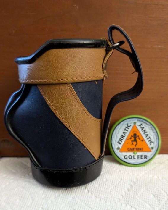 New Golf Bag Pencil Holder 5 1/4". Also A Small Pin Button. It Used To Light Up But Its Been Sitting Around Too Long. I Went To Change The Battery But