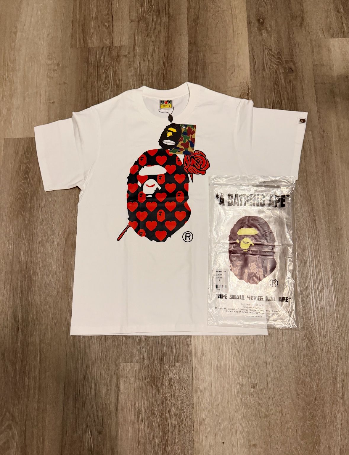 A BATHING APE® Valentine's Day Shirt!