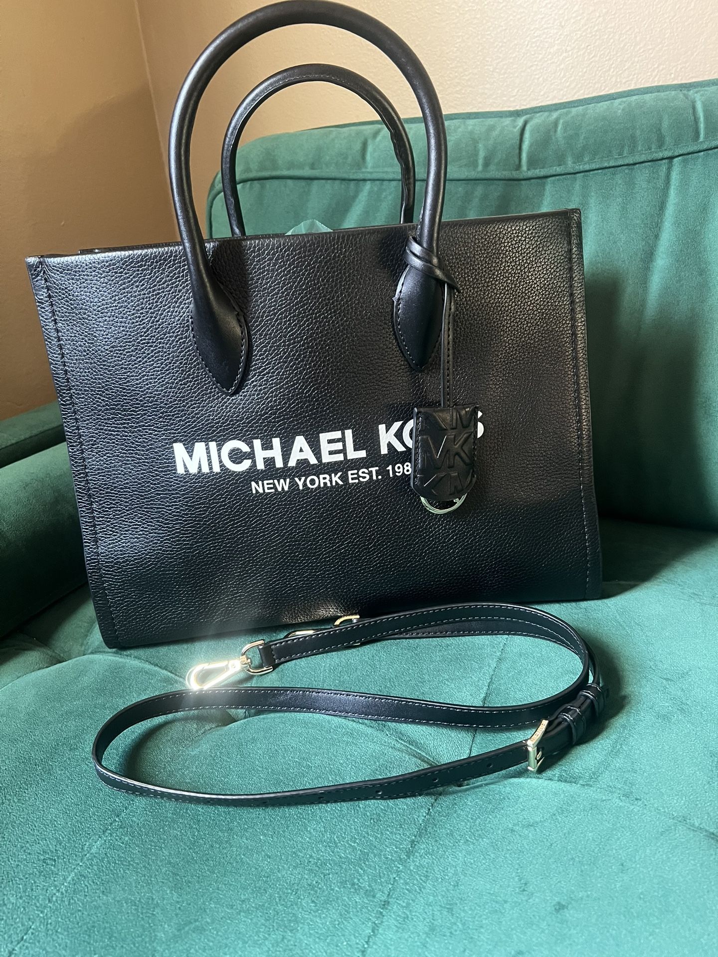 Michael Kors Medium Mirella Tote In Black