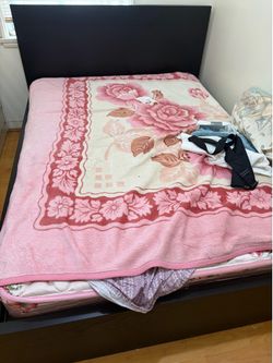 Free bed frame and mattress
