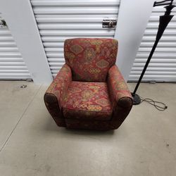 Antique Chair And Lamp