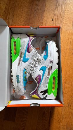 Size 9.5 M, Air Max 90 flyleather ruohan wang